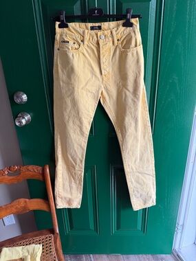 Polo by Ralph Lauren Pale Yellow Boyfriend Jeans